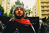 marching for Gaza to the Egyptian embassy, beirut