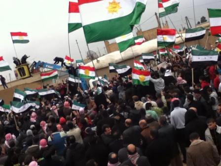 Syrian Kurds celebrating Nowruz in Syria