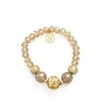Antica Murrina - Fenice - BR797A36 : Bracelet Femme Acier et Verre de Murano