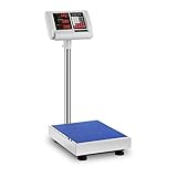 Steinberg Balance Plateforme Professionnelle Industrielle Pèse-Colis SBS-PF-100/10A (100 kg, Précision ±10 g, Autonomie 10 H, 40x30 Cm, LED)