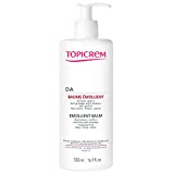 Topicrem - DA Baume Émollient - Crème Hydratante, Relipide, Nourrit & Apaise - Soin Visage et Corps pour Peaux Sensibles, Sèches, Atopiques, Bébés, Enfants & Adultes - Fabrication Française - 500 ml