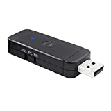 QUMOX Adaptateur de Manette de Jeu USB sans Fil/câblé pour Switch PS3 PC