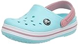 Crocs Sabots Crocband, Mixte Enfant, Ice Blue/White, 25/26 EU