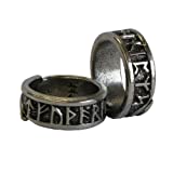Asgard Bague réglable étain païen Viking Runique