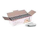 Mosa Cartouches Chantilly, argent, Boite de 50