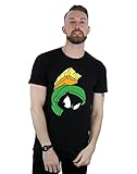 Absolute Cult Looney Tunes Homme Marvin The Martian Face T-Shirt XX-Large Noir