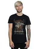 Absolute Cult Looney Tunes Homme Wile E Coyote Guitar T-Shirt Noir Large