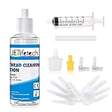 JETlifetech Kit de Nettoyage des têtes d'impression d'encre, Solution Nettoyage de Tête d'Imprimante, Nettoyeur de buse Compatible avec Epson/HP/Canon Inkjet Imprimante 100ml
