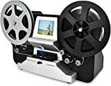Mersoco Scanner de pellicule pour Films 8 mm et Super 8, Film Scanner Digitalisation de Films Super 8 Digital Converter HD 1080P 2.4''LCD