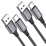 RAVIAD Câble USB C [2M, Lot de 2], Câble USB C Charge Rapide Nylon Tressé Câble Type C 3A Chargeur pour Samsung Galaxy S21 S20 S10 S9 S8 A12 A21 A51, Huawei P40 P30 P20, Redmi Note 10 9