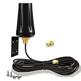 Bingfu Antenne 4G LTE Exterieur SMA Mâle Mimo 5dBi Omnidirectionnelle Externe Étanche pour 4G LTE Mobile Routeur Passerelle Modem Cellulaire Caméra de Sentier