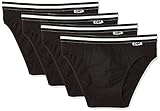 Dim Homme Ecodim Coton Stretch X4 Slip Eco lot de 4, Noir, L EU