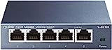 TP-Link SG105 Switch Ethernet Gigabit 5 ports RJ45 metallique 10/100/1000 Mbps, IGMP Snooping, switch RJ45 idéal pour étendre le réseau câblé pour les bureaux à domicile