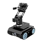 Adeept RaspTank-Pro Kit de Voiture Robot sans Fil WiFi Smart Robot pour Raspberry Pi 4 3B 3B+, Bras robotique 3-DOF, Suivi de Cible OpenCV, Transmission vidéo, Suivi de Ligne