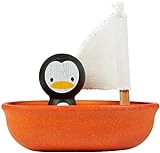 PlanToys- Sailing Boat-Penguin, PT5711, Wood