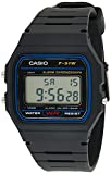Casio F-91W-1YER Montre Unisex Digitale avec Bracelet en Résine – Gris (noir)