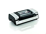 Laica VT3120 Machine sous vide pour aliments, automatique, double pompe, acier, 20 l/min, largeur maximale des sacs 30 cm 20,6 x 40 x 12 cm