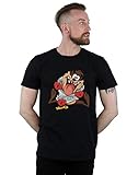 Absolute Cult Looney Tunes Homme Taz Valentine's Day Madly in Love T-Shirt Noir XXXXX-Large