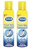 Scholl Déodorant Chaussures Anti-Odeurs 150 ml - Lot de 2