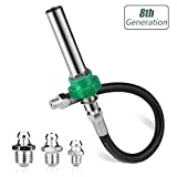 Coupleur de Graisse avec Tuyau Flexible de 30cm, Graisseur M10 M8 M6, Compatible avec Tous les Types de Pistolets à Graisse