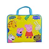 TOMY - Valisette de Dessin Aquadoodle T72368, Peppa Pig, Malette Dessin à Eau sans Taches, Jeux pour Enfants Format Voyage, Convient aux Enfants de 18 Mois+ à 3 Ans, Bleu