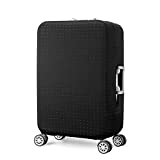 Elastique Housse De Valise Bagages Couverture Valise Couverture Protection De Valise Housse Bagage Voyager Protecteur Couverture, Noir (M 24 Pouces)