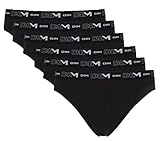 Dim Slip EcoDim, Homme, Noir (Noir/Noir/Noir/Noir + Noir/Noir 0hz), L, Lot de 6,