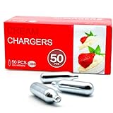 Impeccable Culinary Objects Chargeur De Crème Fouettée ICO N2O Cartouche Gaz Siphon Protoxyde d'Azote 8g Pour Le Siphon Chantilly (50)