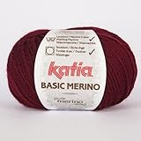 Laine BASIC MERINO, Katia 23 Rubis