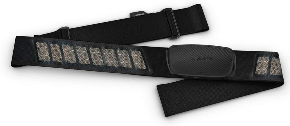 Garmin Sangle de fréquence Cardiaque de qualité supérieure Dual Basic, données de fréquence Cardiaque en Temps réel Via Bluetooth Low Energy, Ant+