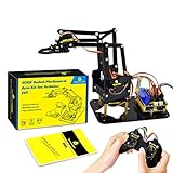 KEYESTUDIO Robot Bras pour Arduino IDE, Smart Robot Car Kit avec UN0 Educatif et Intelligent pour Adolescent et Adulte