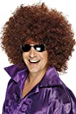 Smiffy's Perruque afro, super grosse, brune