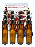 hocz - Lot de 10 bouteilles à bouchon mécanique - Bouteilles en verre - À remplir soi-même - 500 ml - Pour bière
