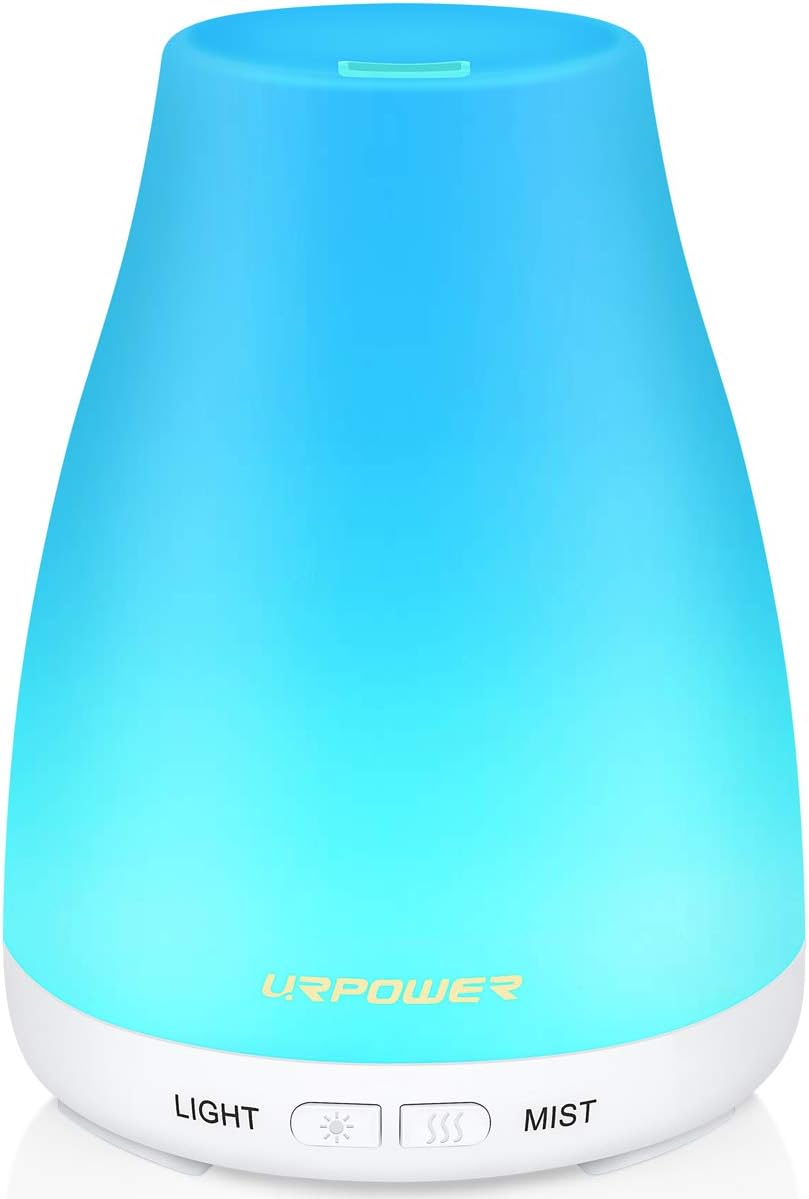 URPOWER 2ème version diffuseur d’huiles essentielles, 100Ml parfum huile essentielle brume fraîche