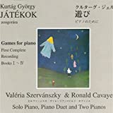 Játékok (Games) for Piano - Book 3: 182–187. 12 New Microludes 1-6