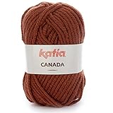 Lanas Katia Canada Pelote de laine Marron 23