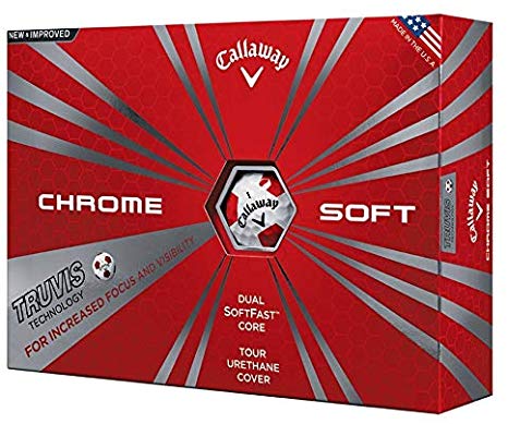 Callaway 2018 Golf Truvis Technologie Chrome Soft Hommes Premium Doux Rapide de Base Balles de Golf