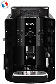 Krups YY8125FD Machine à Expresso Automatique avec Broyeur à Grains Essential Cafetière Café Grains Pression 15 Bars Noir
