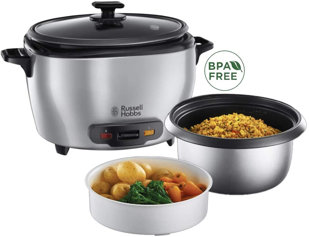 Russell Hobbs 23570-56 Cuiseur Riz et Cuiseur Vapeur 5L Maxicook 700W