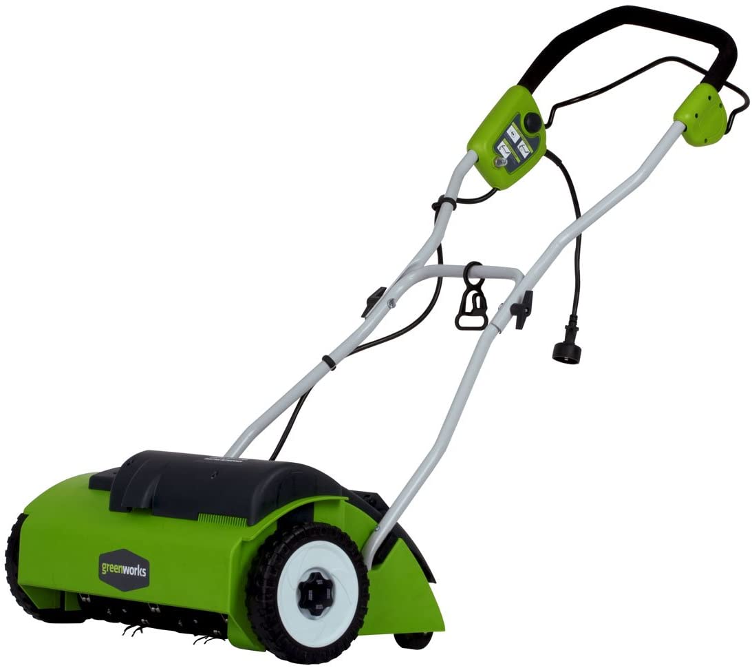 Greenworks 14-Inch 10 Amp Corded Dethatcher 27022