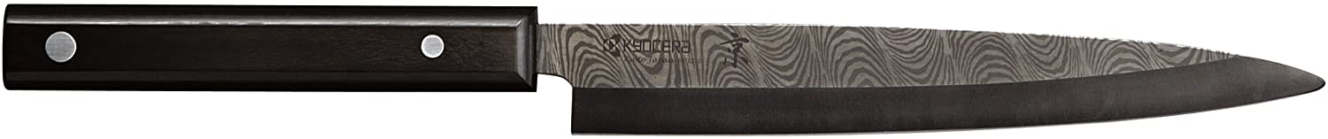 Kyocera KT-200-HIP-D Couteau Japonais Sashimi Lame Céramique Noire