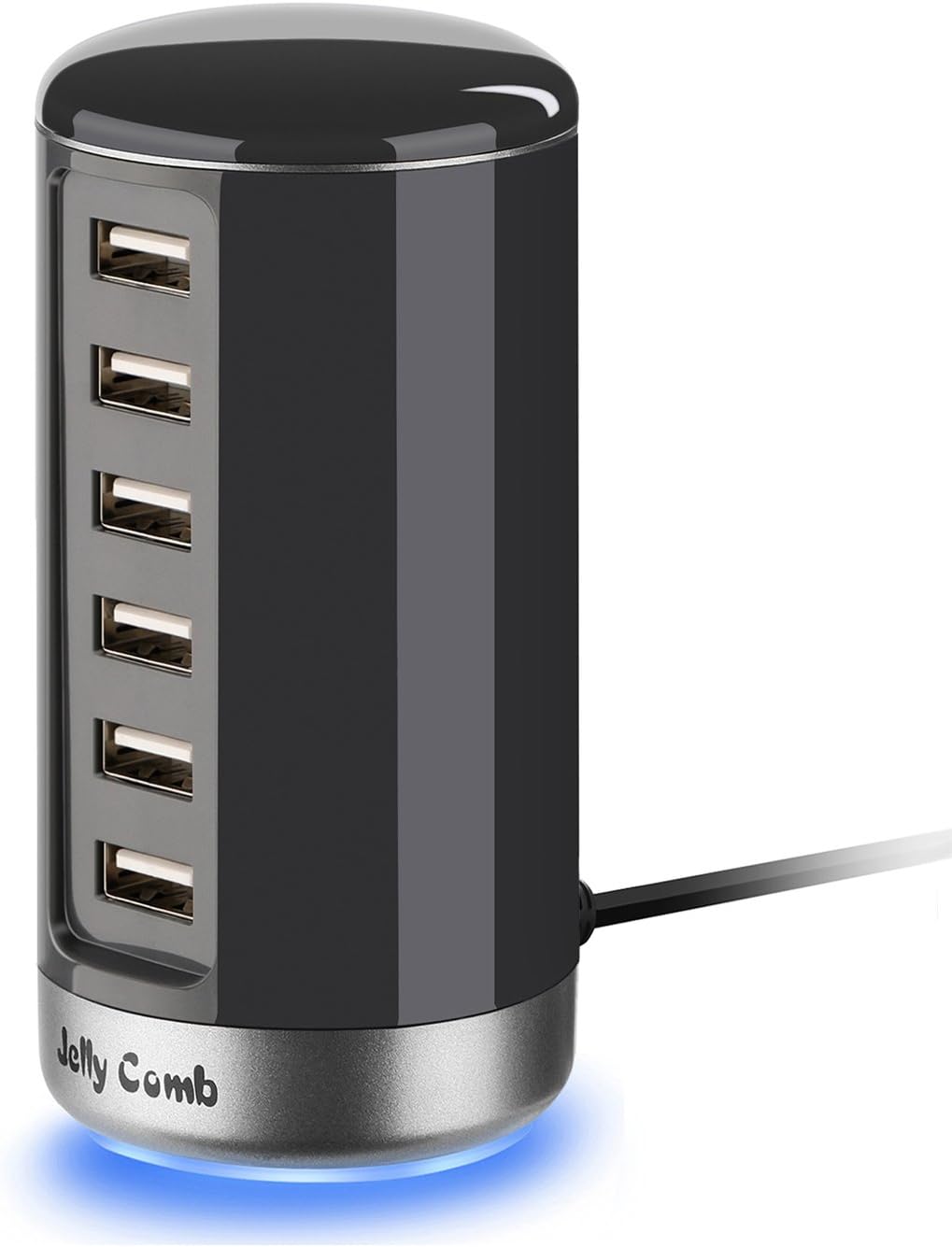 Jelly Comb Station de chargement USB 6 ports gris