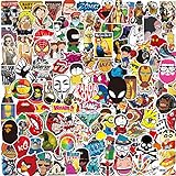 QWDDECO Autocollants Pack 150 PCS Vinyle Graffiti Stickers pour Ordinateur Portable Voiture Planche À roulettes Moto Vélo Bagages Pare-Chocs Bombe Autocollant