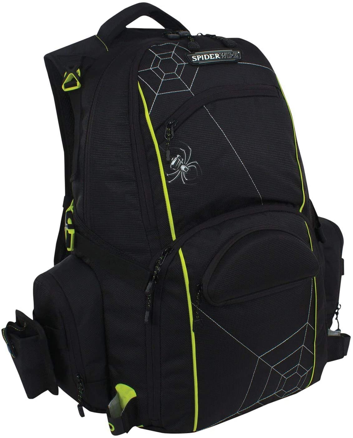 Spiderwire Fishing Tackle Backpack W/ 3 Medium Utility Boxes SPB006 by Spiderwire