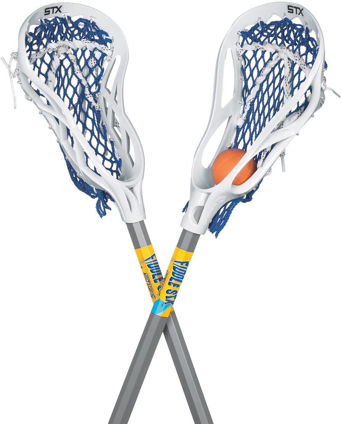 STX Fiddlestx Lot de 2 Mini Super Power avec poignée en Plastique et Une Balle, 76,2 cm