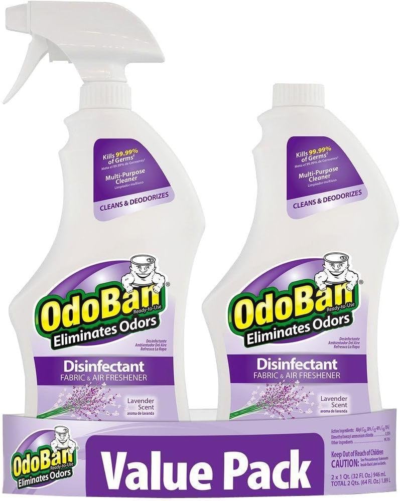 Odoban 32 G Lavande Nettoyant et désinfectant prêt à l'emploi Value Pack