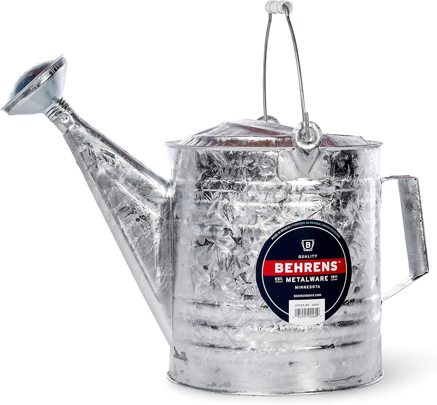 Behrens Acier Arrosoir 2-1/2-Gallon Silver