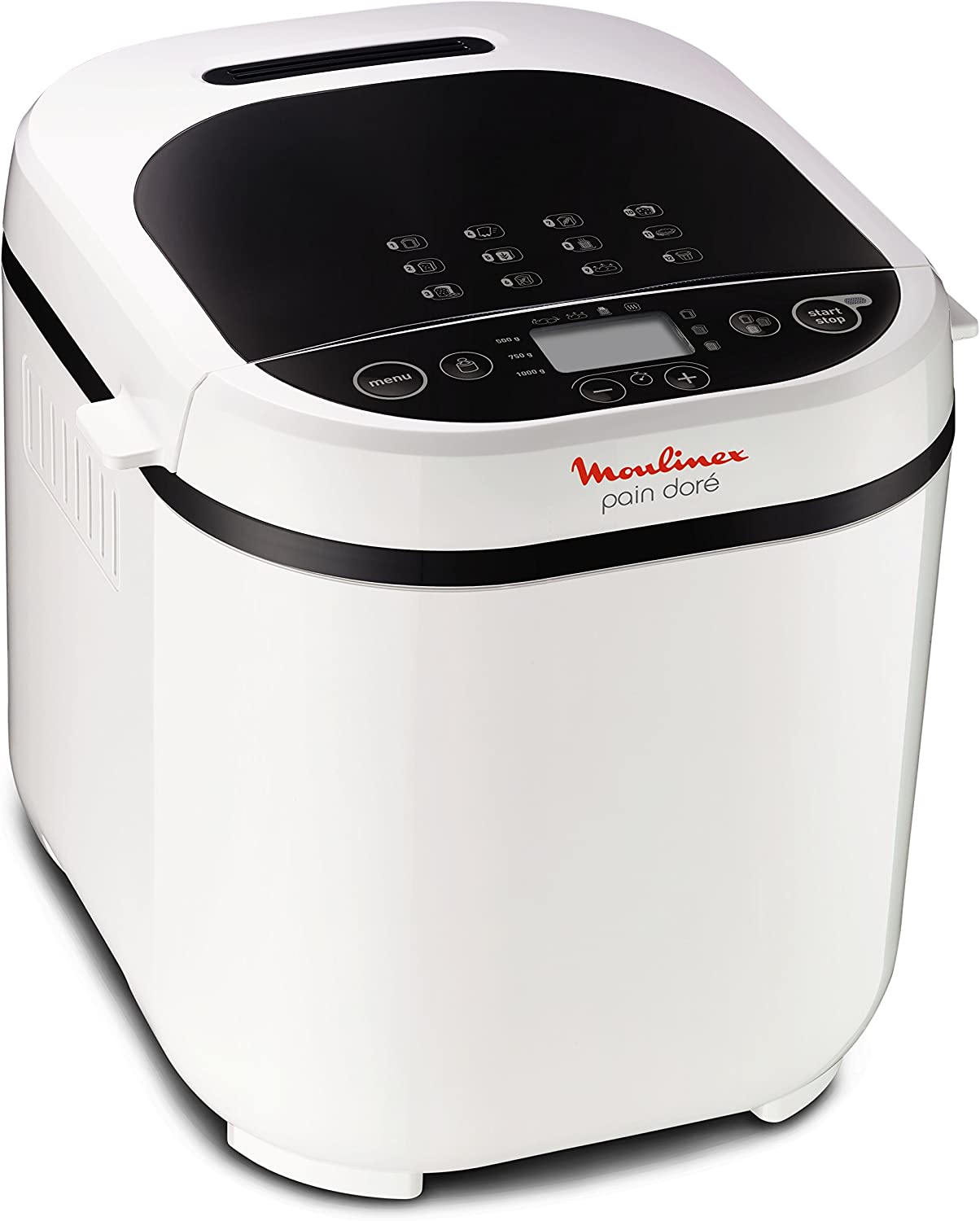 Moulinex OW210130 Machine à Pain 12 Programmes Plastique Blanc 31 x 29 x 29 cm