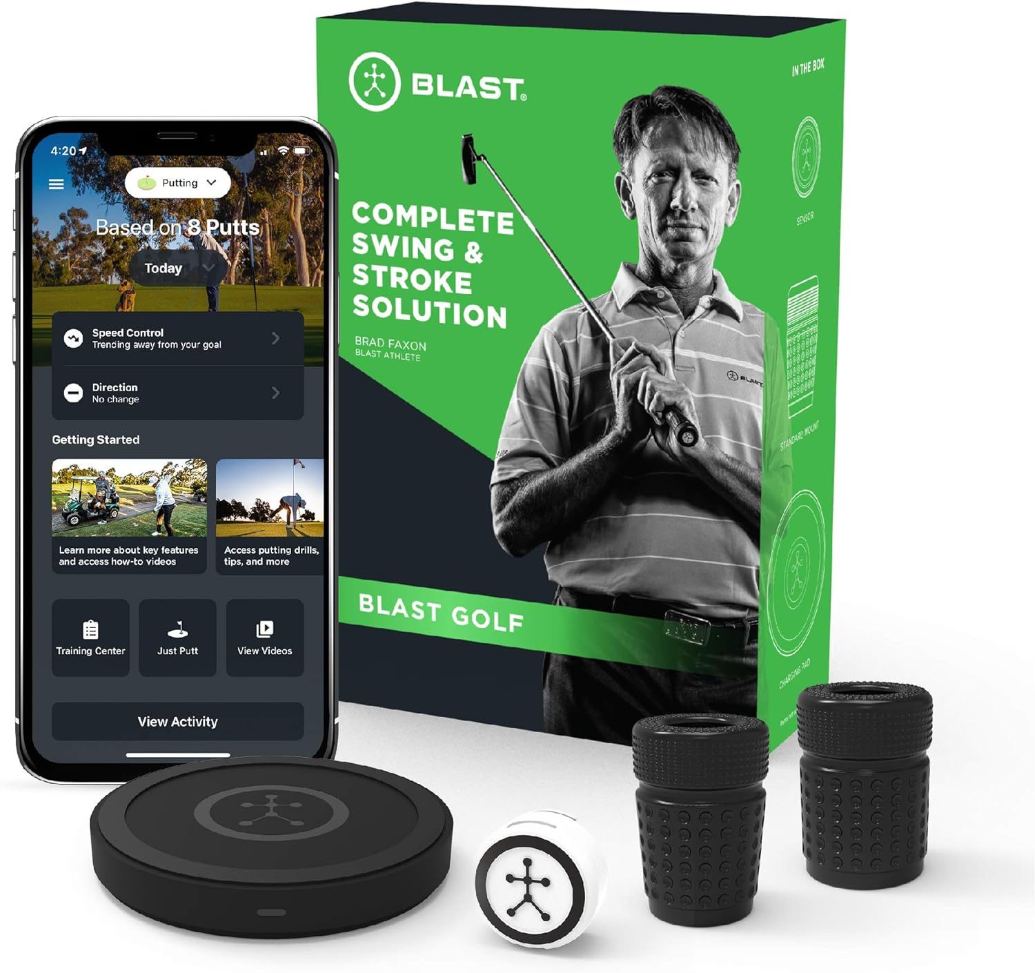Blast 360 Swing de Golf et analyseur de Trait