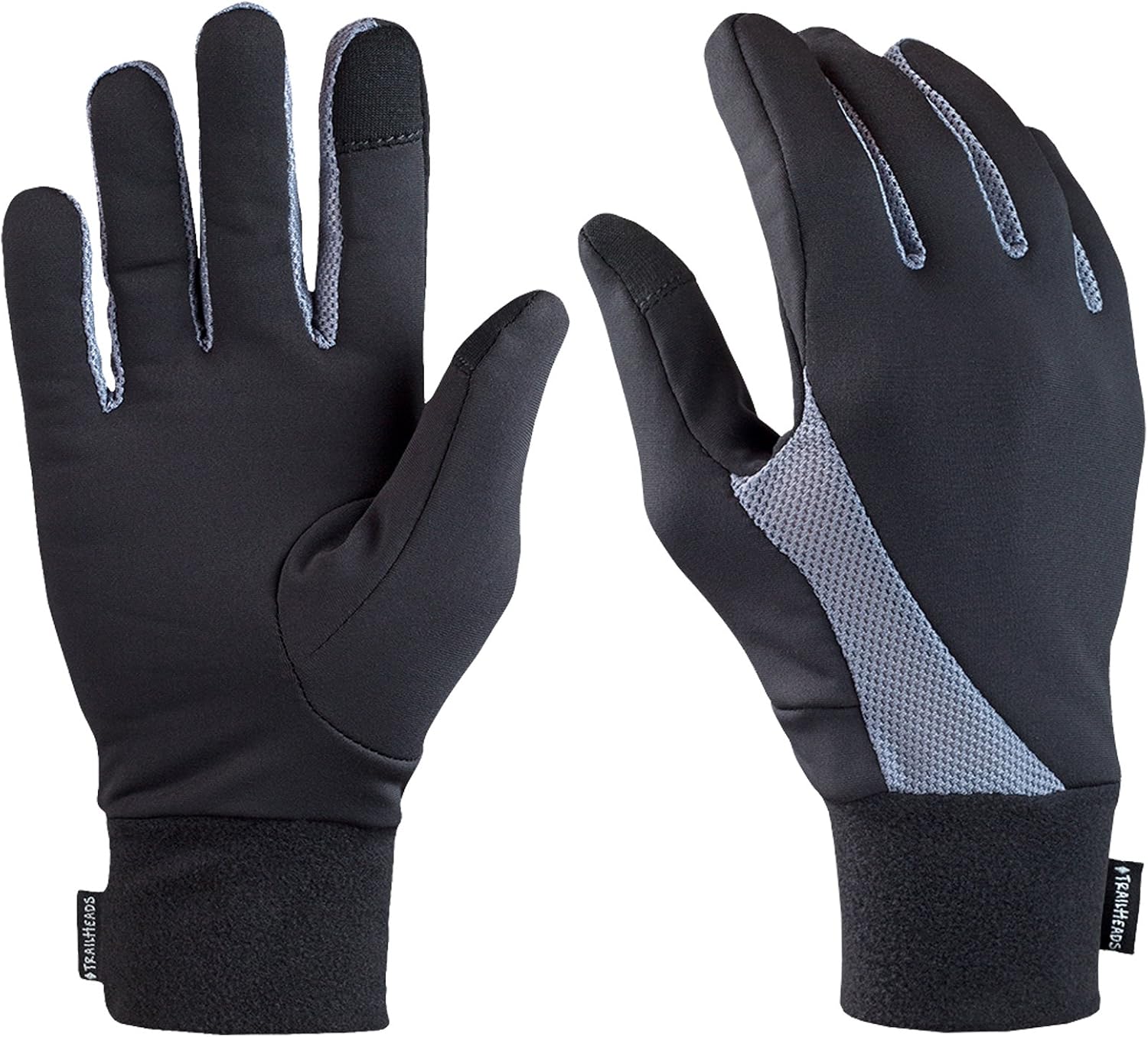 TrailHeads Elements Gants de Course à Pied Noir Taille M
